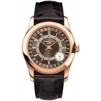 Patek Philippe Calatrava Brown Dial 18K Rose Gold Men's Watch